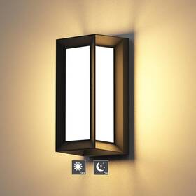 Sytmhoe 757577855495 Dusk To Dawn Outdoor Wall Light 3000k Black Exterior Fixtures Modern Ex