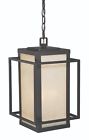 T0141 Vaxcel Outdoor Espresso Bronze Hyde Park Pendant Lighting 884656733655