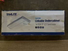 Tauct1wh Tamlite Lighting Linkable Undercabinet Light 7w 120v 11 Inch Cct Switchable