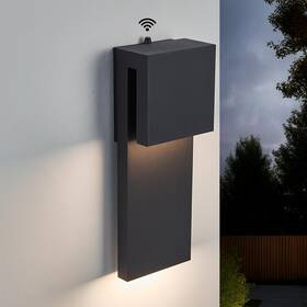 W2304led-ph-bk Tarentlight Dusk To Dawn Outdoor Lighting Fixture Wall Mount Modern Integrated Led 2-ligh
