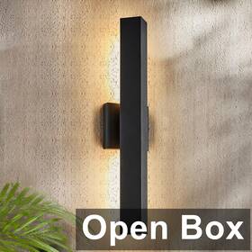 W2402led-2bk Tarentlight Modern Minimalist Outdoor Waterproof Led Wall Sconce