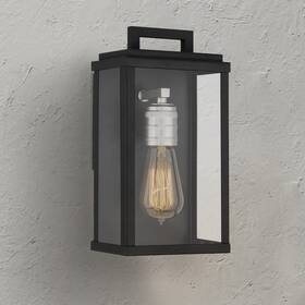 11310 Tawson Eva Outdoor Wall 1-lights Exterior Lantern Fixtures With Clear Glass Shade