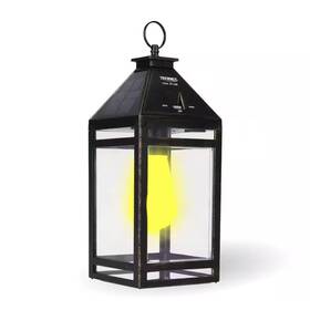 Techko 313048074088 Metallic Black Outdoor Solar Vintage Lantern Coach Sconce With Edison Bulb Integra Techko 313048074088 Metallic Black Outdoor Solar Vintage Lantern Coach Sconce With Edison Bulb Integra