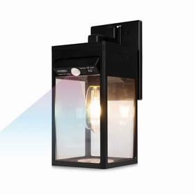 Stl-2501-1 Techko 80 Inch Motion Sensing Led Outdoor Solar Wall Light Sconce With Black Finish Stl-2501-1 Techko 80 Inch Motion Sensing Led Outdoor Solar Wall Light Sconce With Black Finish