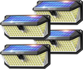 Tk-sl003 Tecknet 4200lm 416 Led Solar Lights Outdoor Ip66 Waterproof Motion Outdo