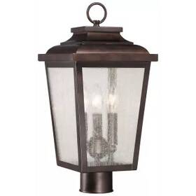 72176-189 The Great Outdoors 3 Light Post From Irvington Manor Collect