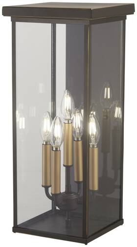 72583-143c The Great Outdoors Casway 5 Light 22 Inch Tall Outdoor - Bronze