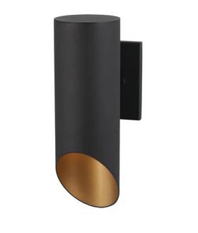 72611-66g The Great Outdoors Modern Outdoor Wall Sconce - Black/gold 72611-66g The Great Outdoors Modern Outdoor Wall Sconce - Black/gold