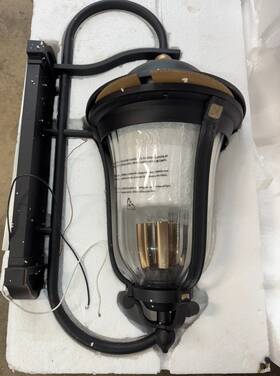 73234-738 The Great Outdoors Peale Street 4 Light Outdoor Wall Sconce Used 73234-738 The Great Outdoors Peale Street 4 Light Outdoor Wall Sconce Used
