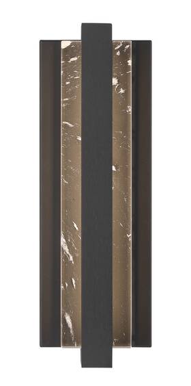 77200-66-l The Great Outdoors 77200-l Hvar 15 Inch Tall Led Outdoor Wall Sconce - Sand Coal