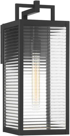 78202-899 The Great Outdoors 78202 Edgewood 19 Inch Tall Outdoor Wall Sconce - Dark Matte