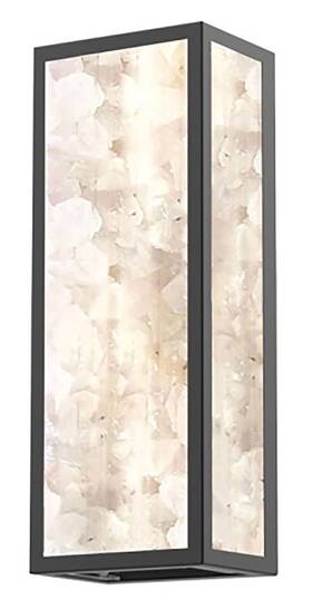 8171-66a-l The Great Outdoors 8171-l Salt Creek 16 Inch Tall Led Outdoor Wall - Coal