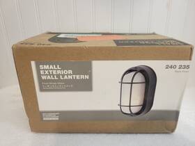 The Home Depot 860002780320 Black Outdoor Wall Lantern Light Model 240 235