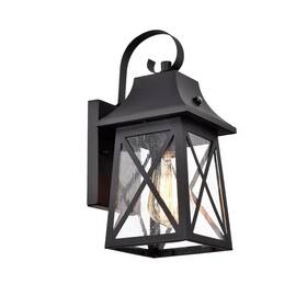 Tg-ydxy-f204 Tidoin 1-light Black Hardwired Outdoor Wall Lantern Sconce Porch Light With Clear Seedy Tg-ydxy-f204 Tidoin 1-light Black Hardwired Outdoor Wall Lantern Sconce Porch Light With Clear Seedy