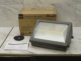 Topaz Wp/120w/pcts/bz/pc New Led Traditional Wall Pack With Power And Cct Select