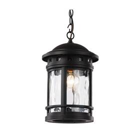 40375bk Trans Globe Boardwalk 15 Inch 1 Light Outdoor Hanging Lantern Black/water -