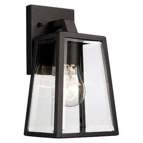 50210-bk Trans Globe 50210 Bk Obsidian 10 Inch Wall Lantern