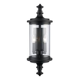51701-bk Trans Globe Pathlume 2 - Light Outdoor Wall Sconce Black Clear Glass 51701-bk Trans Globe Pathlume 2 - Light Outdoor Wall Sconce Black Clear Glass