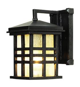 4635 Trans Globe 736916203845 Lighting Bk Outdoor Huntington 10 Inch Wall Lantern Black