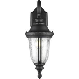 4020-bk Trans Globe Lighting Chessie 1 Light 20 Inch Black Outdoor Wall Lantern