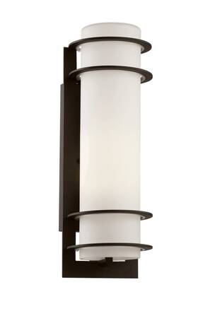 40205-bk Trans Globe Lighting 40205 1 Light 16.25 Inch Outdoor Wall Sconce - Black