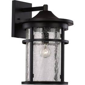 40381-bk Trans Globe Lighting - Avalon 9 Inch One Light Outdoor Wall Lantren-black