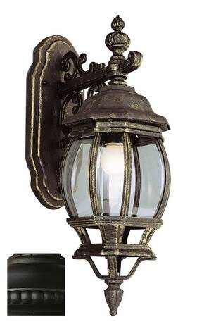 4053-bk Trans Globe Lighting Francisco Outdoor Wall Light Black
