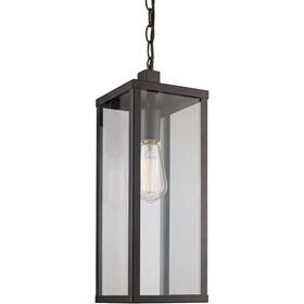 40757-bk Trans Globe Lighting Oxford Outdoor Pendant Or Chandeller Black