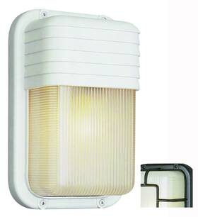 41105-bk Trans Globe Lighting Signature 1 Light 10 Inch Black Outdoor Bulkhead
