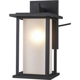 51402-bk Trans Globe Lighting Shaakar 1 Light 18 Inch Black Outdoor Wall Lantern