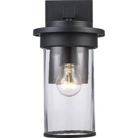 51410-bk Trans Globe Lighting Carmel 1 Light 12 Inch Black Outdoor Wall Sconce