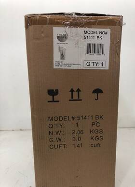 51411bk Trans Globe Lighting Transglobe Carmel 3-light Black Outdoor Wall Light Fixture Clear Glass