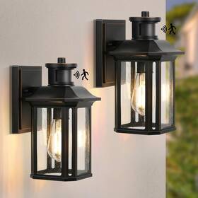 Tolm02c Treewell 2 Pack Motion Sensor Outdoor Lights 3 Adjustable Lighting Modes Porch