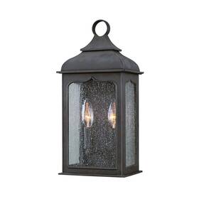 B2010-tbz Troy Lighting Used Henry Street - Two Light Outdoor Pocket Lantern