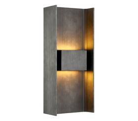 B7292-gra Troy Lighting Scotsman Outdoor Wall Light Integrated Led Graphite
