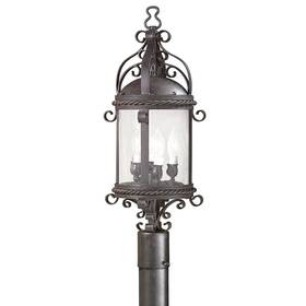 Lantern-10 Troy Lighting P9123-sfb Used Pamplona-4 Light Outdoor Post Inches Lantern-10 Troy Lighting P9123-sfb Used Pamplona-4 Light Outdoor Post Inches