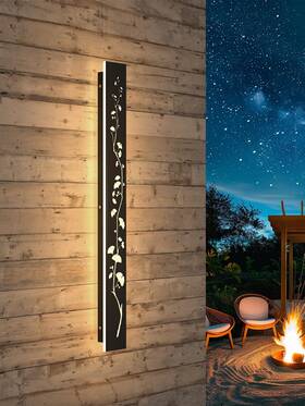 Yxd-3 Truwella Modern Outdoor Wall Lights 31.5 Inch Led Long Sconce 3000k Exte Yxd-3 Truwella Modern Outdoor Wall Lights 31.5 Inch Led Long Sconce 3000k Exte