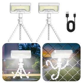 Tr-ccp0122-2w Tryme Solar Lights Outdoor With Motion Sensor Usb And Powered Adjustable Angl