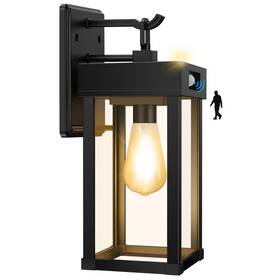 Ufelizor 725889188006 Solar Sconce Lights Outdoor With Motion Sensor And 3 Lighting Modes Wall