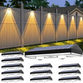Cd001 Ugdluck Solar Fence Lights 2700/4000/6000k 3 Modes Bright Lens Led Dusk To Dawn Deck Cd001 Ugdluck Solar Fence Lights 2700/4000/6000k 3 Modes Bright Lens Led Dusk To Dawn Deck