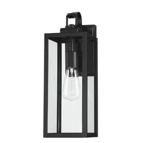 E26lightblublantern-black Uixe 2-light Matte Black Hardwired Outdoor Lantern Sconce Seeded Glass - E26lightblublantern-black Uixe 2-light Matte Black Hardwired Outdoor Lantern Sconce Seeded Glass -