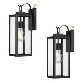 Ssl-12151m-pc-2 Uixe 1-light Matte Black Hardwired Outdoor Wall Lantern Sconce Dusk To Dawn Sensor Ssl-12151m-pc-2 Uixe 1-light Matte Black Hardwired Outdoor Wall Lantern Sconce Dusk To Dawn Sensor
