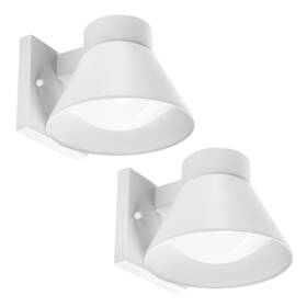 Ume 974280801012 2 Pack Led Outdoor Wall Light Fixtures White Front Porch Lights Mount L Ume 974280801012 2 Pack Led Outdoor Wall Light Fixtures White Front Porch Lights Mount L