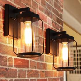 62867bqvr3e255d Uolfin Modern Black Medium Outdoor Light Fixture 1-light Wall Lantern Sconce 62867bqvr3e255d Uolfin Modern Black Medium Outdoor Light Fixture 1-light Wall Lantern Sconce