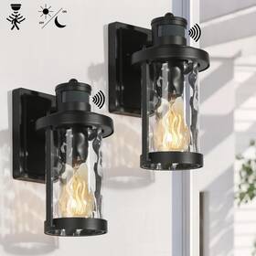 628h8uzyrru744d Uolfin Modern Black Outdoor Wall Light 1-light Motion Sensing Lantern