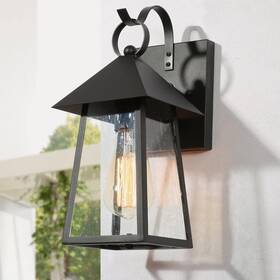 628x7jfnyvm4736 Uolfin Farmhouse Cage Black Outdoor Wall Light 1-light Industrial Sconce