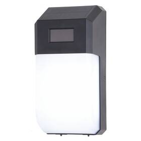 T0725 Vaxcel Lighting Outdoor Security 10 Inch Tall Led Wall - Black