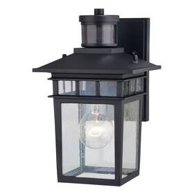 T0728 Vaxcel Lighting Ridge 11 Inch Tall Outdoor Wall Sconce - Black