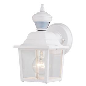 T0732 Vaxcel Lighting T0733 Bedford 10 Inch Tall Outdoor Wall Sconce - White