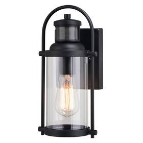 T0737 Vaxcel Lighting Winfield 12 Inch Tall Outdoor Wall Sconce - Black